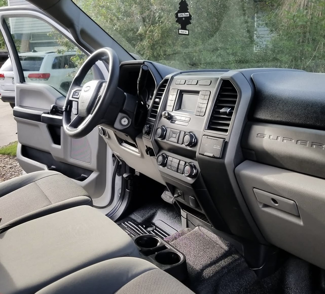 Truck interior detail
